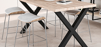 Zoccoli Plasline per mobili da cucina, 2,35 m, Altezza 100, Plastica grigio  antracite, Tecnoplastica e Alluminio